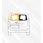 Baie Sunvan PSA Jumpy / Expert 3 / Scudo à partir de 2017 : Fixe porte arrière gauche (L1/L2/L3)