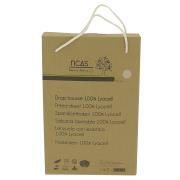 Drap housse en Lyocell : Beige 160 x 200 cm pour lit central