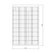 PANNEAUX SOLAIRES SEMI-FLEX : 100W