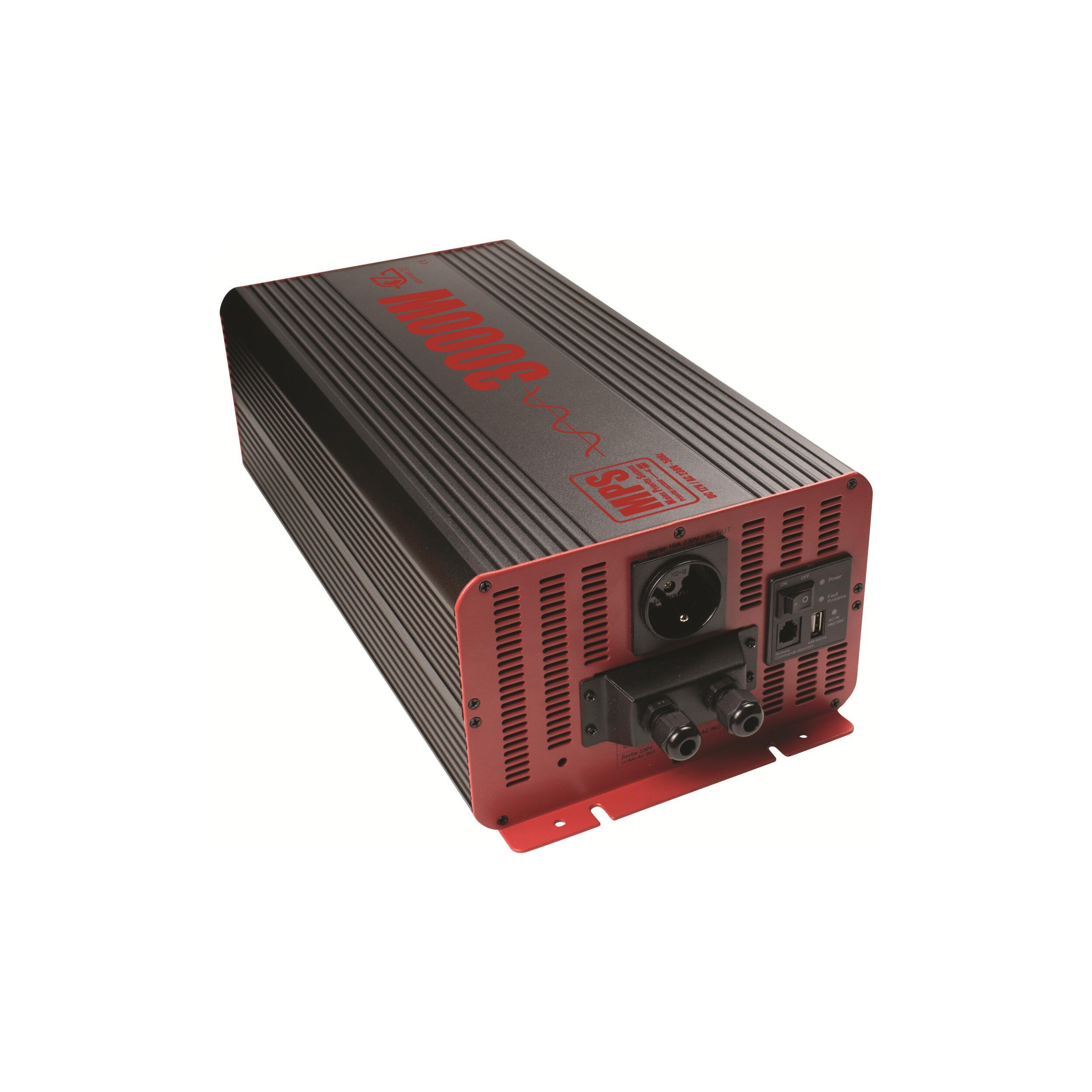 Convertisseur Pur-sinus / Prise Schuko : 3000W