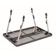 Table rectangulaire grise : AL-246 en aluminium 101 x 65 cm