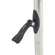 Table rectangulaire grise : AL-247 en aluminium 110 x 70 cm