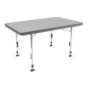 Table rectangulaire grise : AL-247 en aluminium 110 x 70 cm