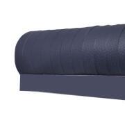 Rideau de porte en similicuir : 100 x 230 cm coloris bleu