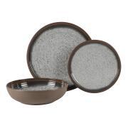 Pack vaisselle mélamine 12 pièces : Design Farmhouse