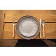 Pack de vaisselle en mélamine  Halo Gris et Terra  - 12 Pièces