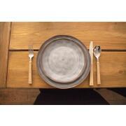 Pack de vaisselle en mélamine  Halo Gris et Terra  - 12 Pièces