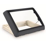 Lanterneau Midi Heki Style à manivelle : Avec aération permanente