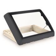 Lanterneau Midi Heki Style à manivelle : Avec aération permanente