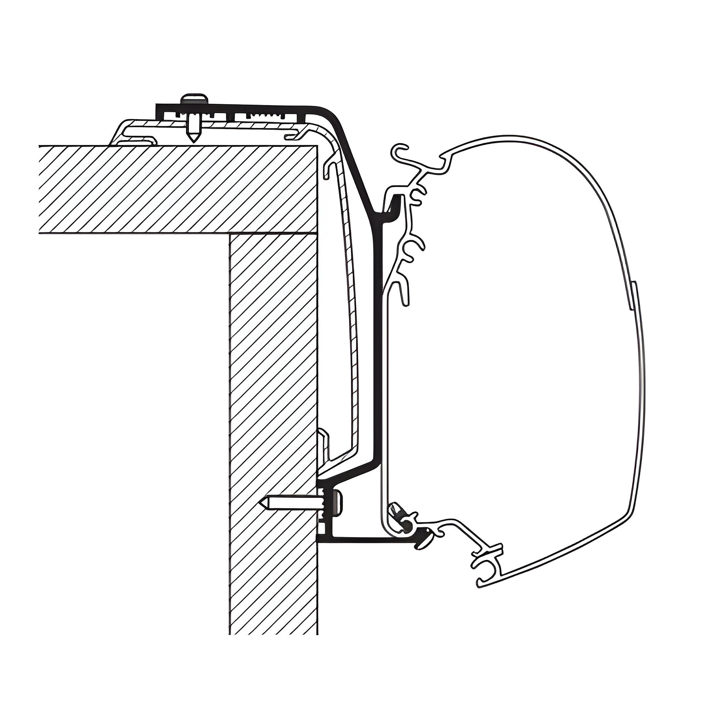 Adaptateur de toit Rapido : Série 6 2024 4,5 m