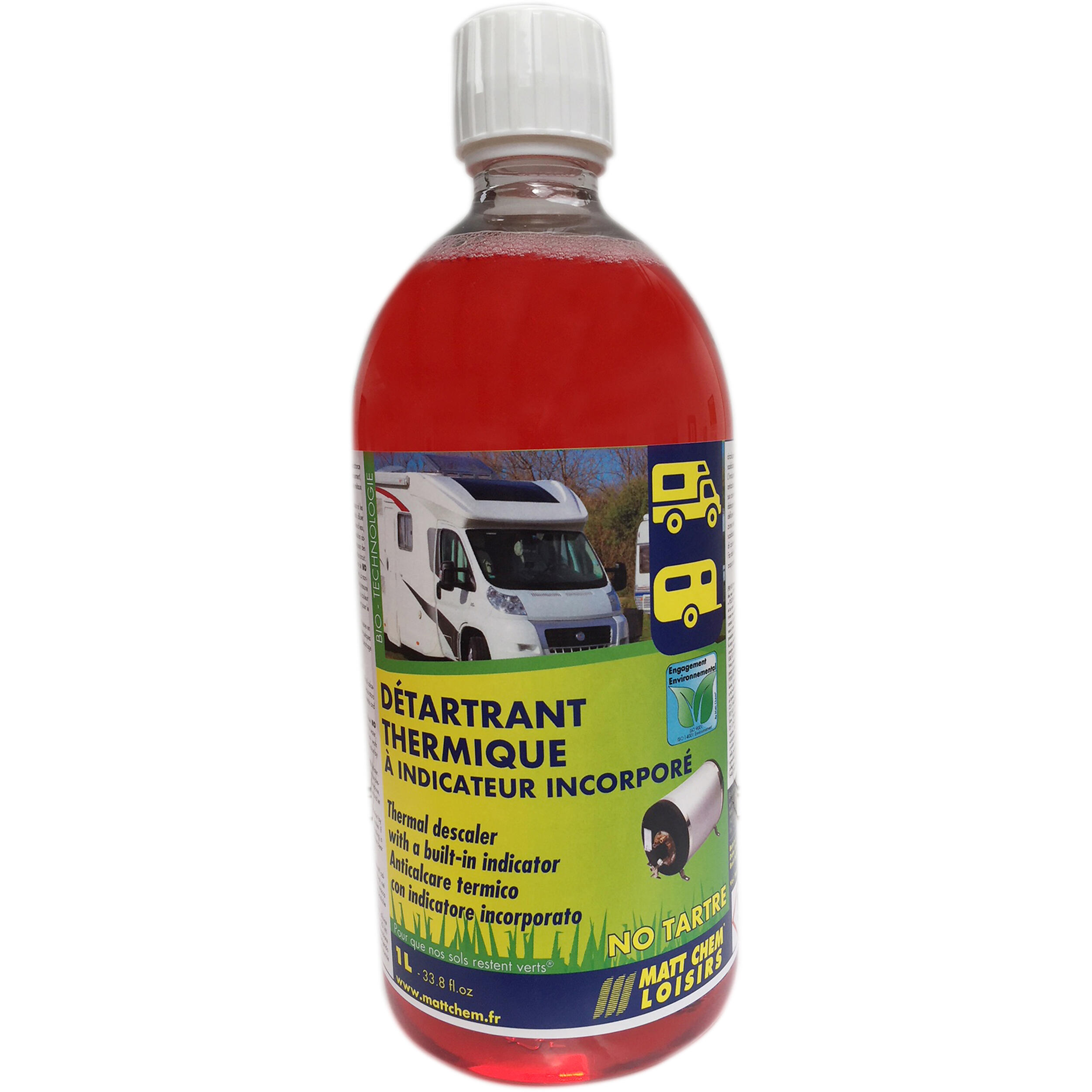 Détartrant thermique à indicateur incorporé No Tartre