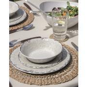 Assiette en mélamine Stone Line