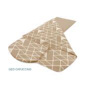 Couchage grand confort : Géo cappuccino 110 x 190 x 2,5 cm