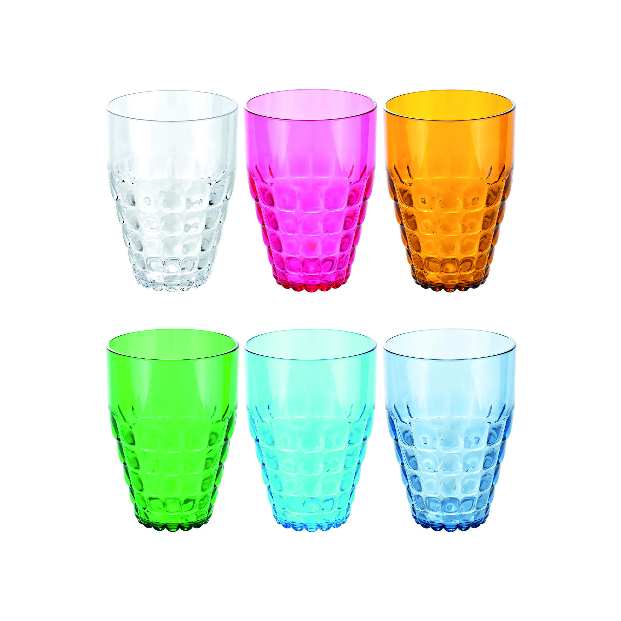 Set de 6 verres bas Tiffany