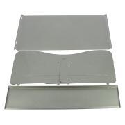 Pare-flammes avec socle et étagère