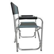 Fauteuil directeur Havana : Coloris  Bleu Clair / Gris