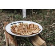 Lot de 2 assiettes en émail