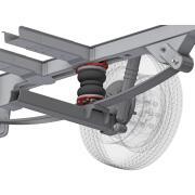 Kit renfort suspension pneumatique Semi Air Renforcé 8'' : Frein parking électrique compresseur J pour BOXER / JUMPER / DUCATO X250-X290 après 2021