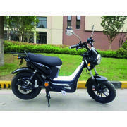 Scooter électrique équivalent 50cc E-Bonsaï : Noir brillant