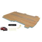 Plancher composite monobloc Renault Trafic3 : L2 - 4 rails - Autumn Maple