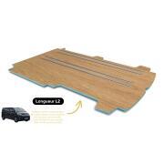 Plancher composite monobloc Expert3/Jumpy3/Scudo/Vivaro/Proace : L2 - 4 rails - Autumn Maple