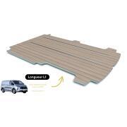 Plancher composite monobloc Ford Custom Transit 2024 - / VW T7 : L1 - 2 rails - Weathered Teak & Ebony