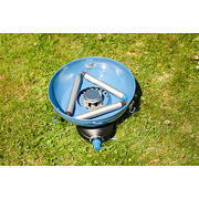 Réchaud à gaz multi-cuisson Party Grill 400 : Modèle fonctionnant avec une bouteille de gaz