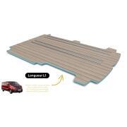 Plancher composite monobloc Renault Trafic3 : L1 - 4 rails - Weathered Teak & Ebony
