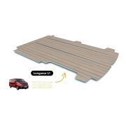 Plancher composite monobloc Renault Trafic3 : L1 - 2 rails - Weathered Teak & Ebony
