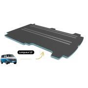 Plancher composite monobloc VW T5/T6 : L2 - 4 rails - Anthracite venus