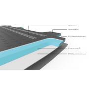 Plancher composite monobloc VW T5/T6 : L2 - 4 rails - Anthracite venus