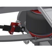 Kit de platines d'adaptation pour suspensions pneumatiques : Châssis X250-X290 après 2006 équipé d'une barre de torsion à fixation plate