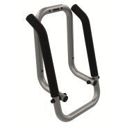 Porte-vélos mural aluminium