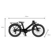 Vélo à assistance électrique pliant 24'' Evening Origins : Noir Onyx