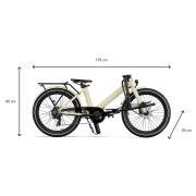 Vélo à assistance électrique pliant 24'' Evening Origins : Sable Chaud