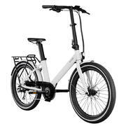 Vélo à assistance électrique pliant 24'' Evening Origins : Gris Lune