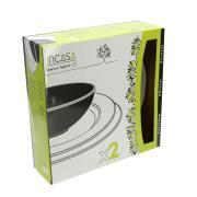 Pack vaisselle 6 pièces en acier émaillé