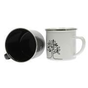 Set de 2 mugs en acier émaillé