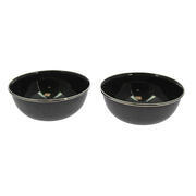 Set de 2 bols en acier émaillé