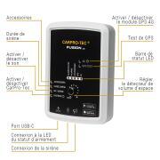Alarme Infrason Fusion 4G Alarme pour camping-car & caravane avec géolocalisation GPS, carte SIM incluse