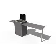 Table Blue mountain 100x45cm en bois stratifié uni 2 faces