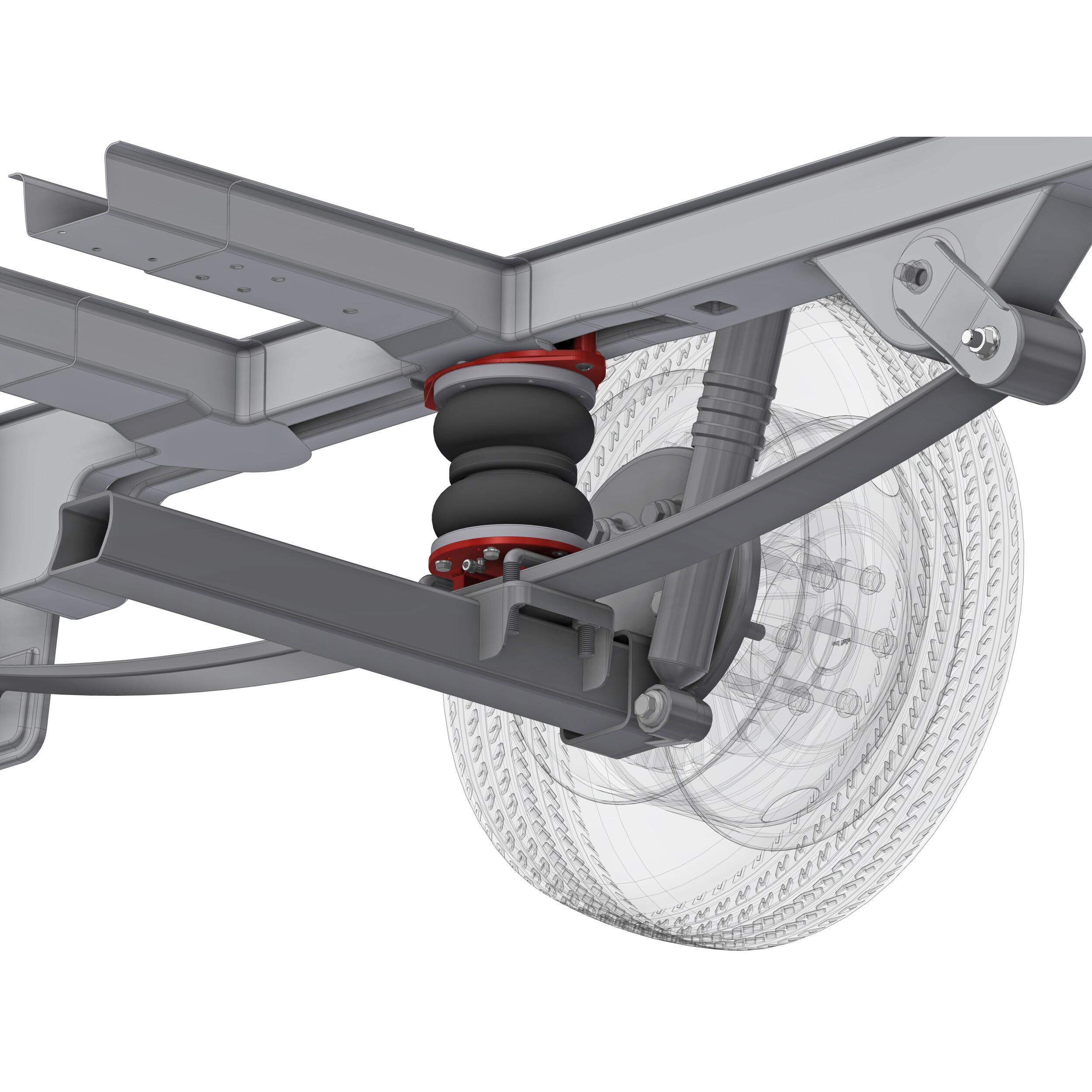 Kit renfort suspension pneumatique Semi Air Renforcé 8'' Transit