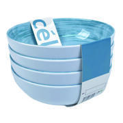 Pack 4 bols mélamine Céleste