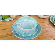 Pack vaisselle mélamine 12 pièces Céleste