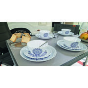 Pack vaisselle mélamine 12 pièces Cardinal