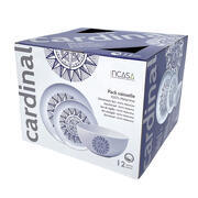 Pack vaisselle mélamine 12 pièces Cardinal