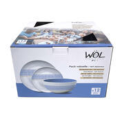 Pack vaisselle mélamine 12 pièces Olympia