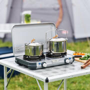 Réchaud à gaz 2 feux Camping Kitchen Grill & Go CV Kit