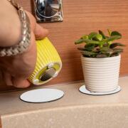 Lot de 4 aimants puissants : Blanc