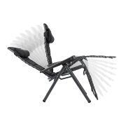 Relax Air Deluxe avec repose-tête : Noir